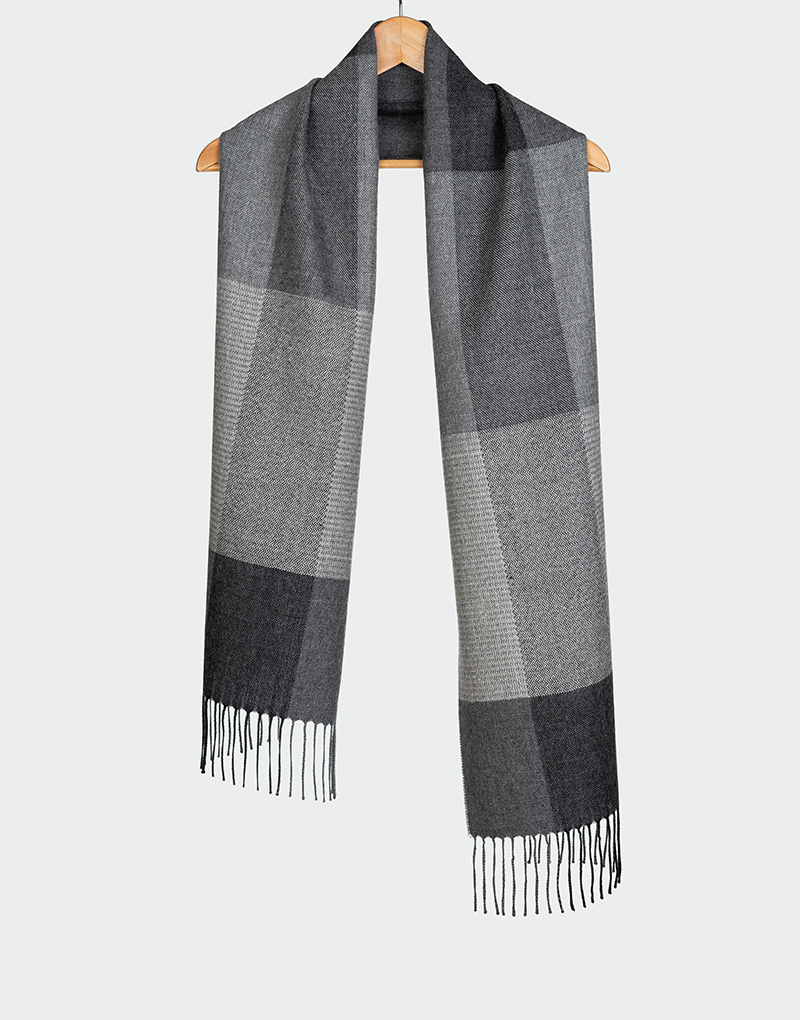 BIG CHECK SCARF