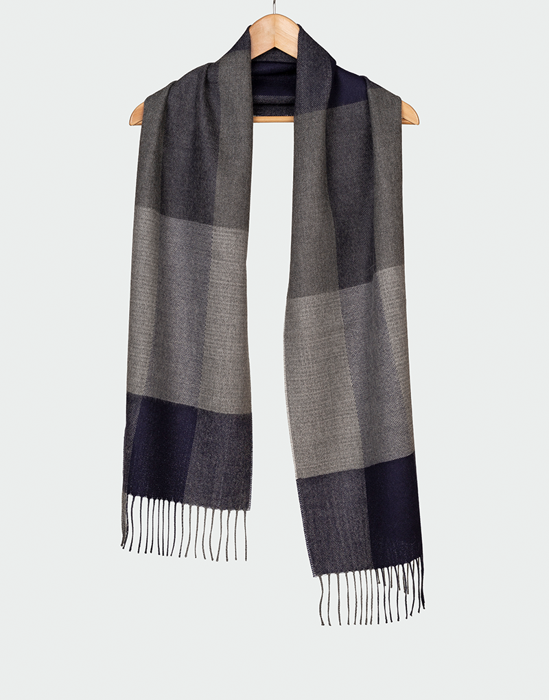 BIG CHECK SCARF