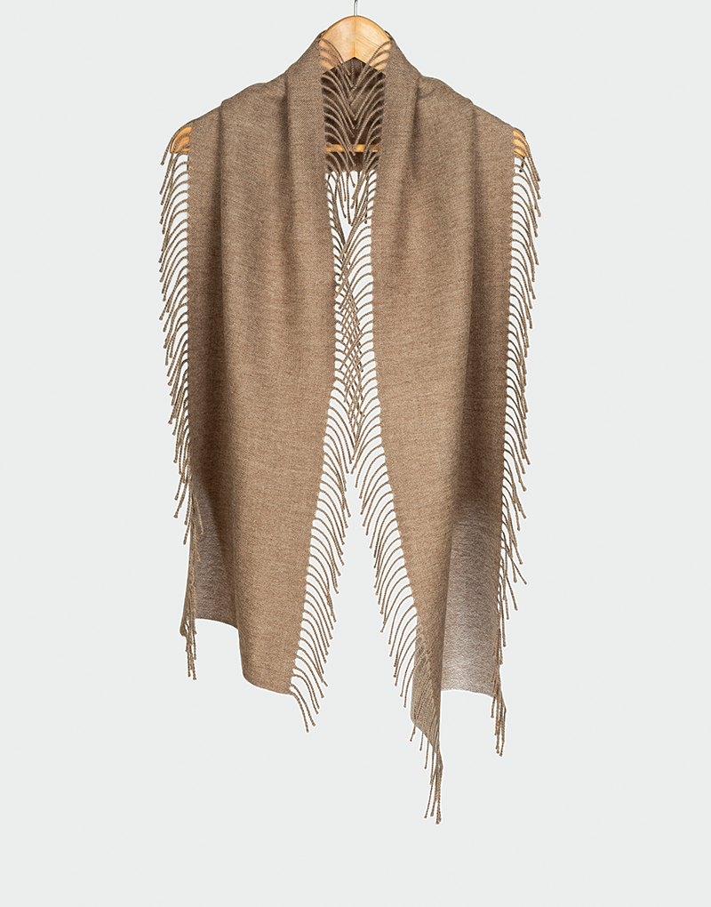 FRINGES SCARF