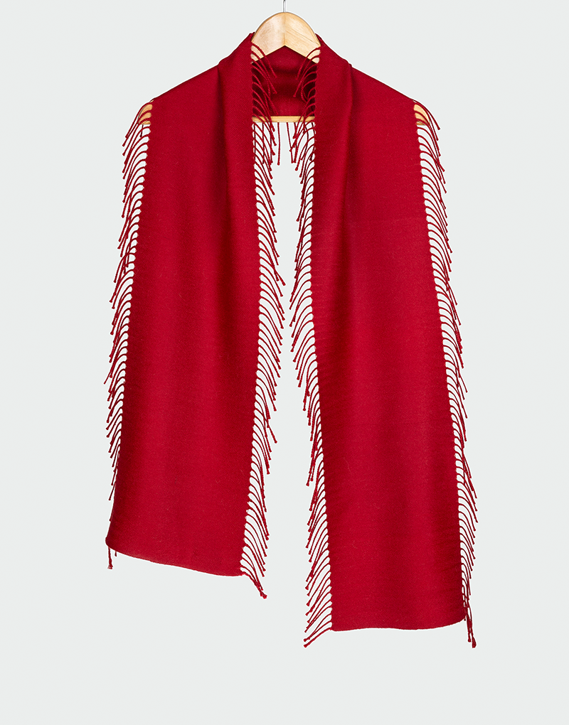 FRINGES SCARF