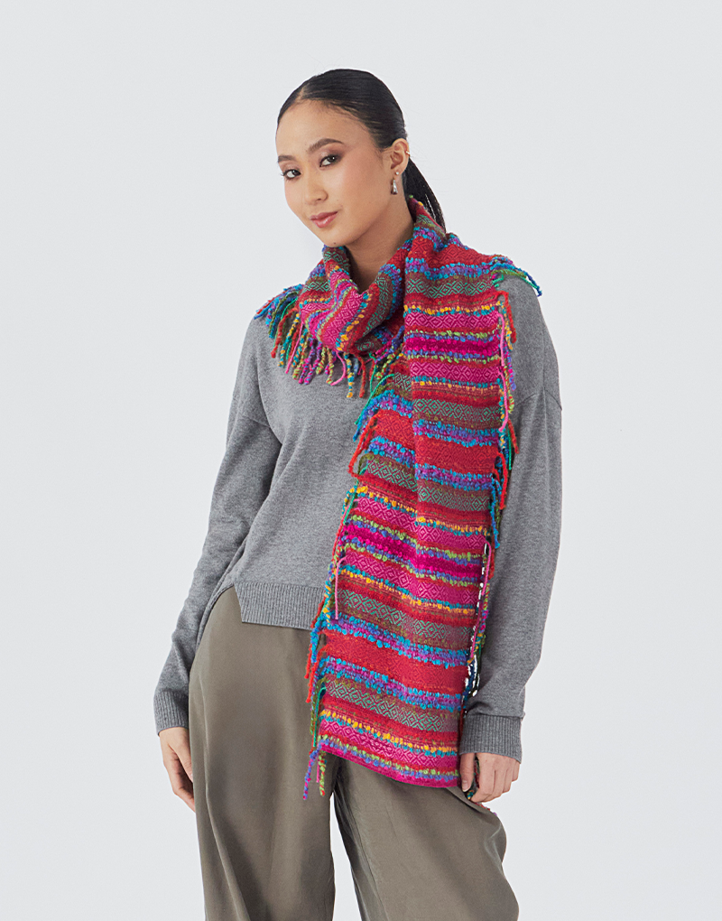 NEW BOUCLE SCARF