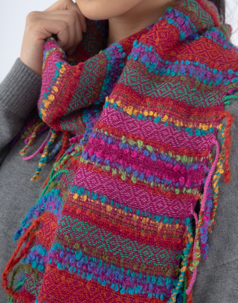 NEW BOUCLE SCARF