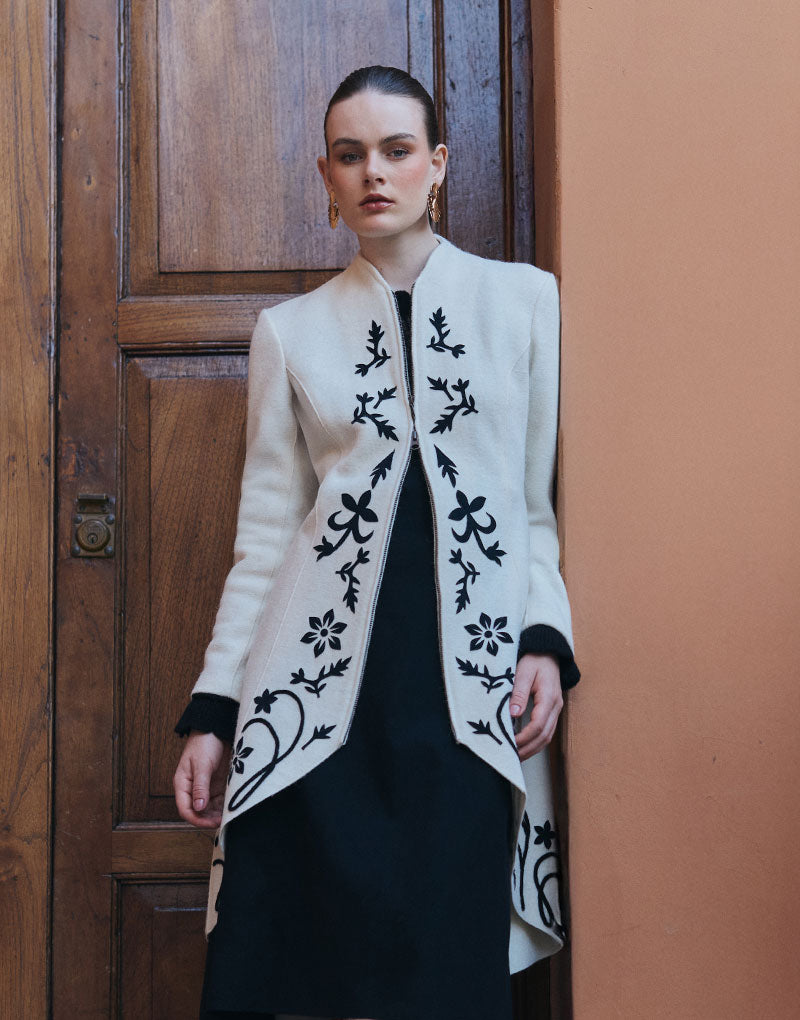 FLORAL DESIGN COAT
